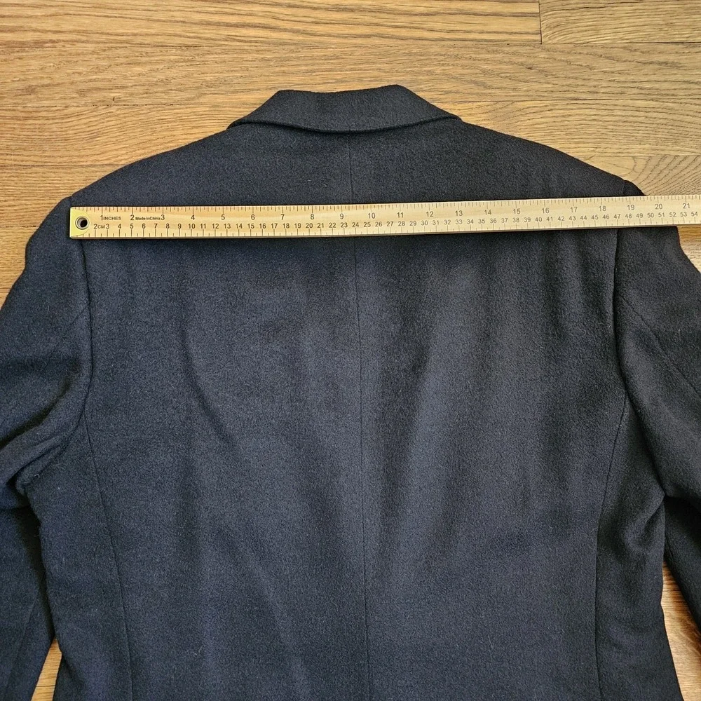 Vintage Polo Ralph Lauren Blazer Men 43L Black Camel Hair Sport Coat Made in USA